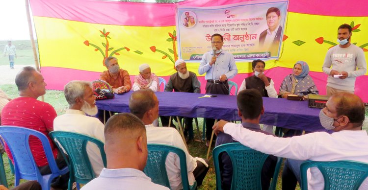 পররাষ্ট্রমন্ত্রীর অর্থায়নে বাউয়ারকান্দি রাস্তায় কাজের উদ্বোধন