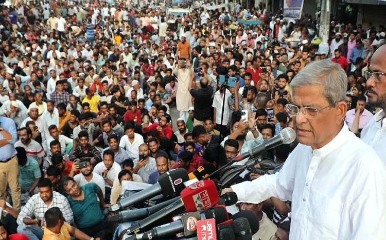 ঝামেলা করলে আপনারা টিকতে পারবেন না- বিএনপির মহাসচিব মির্জা ফখরুল