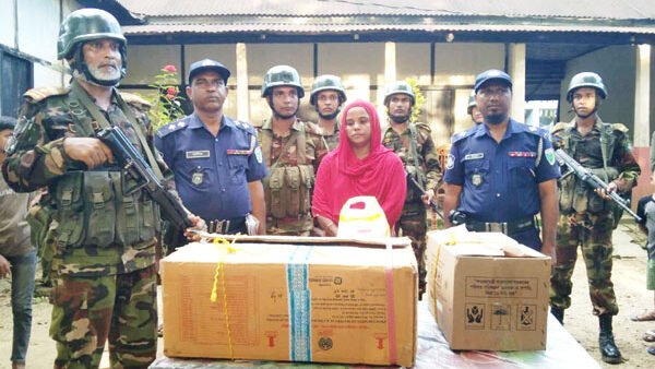 ফেঞ্চুগঞ্জে ইউপি সদস্যের খাটের নিচ থেকে সরকারি ওষুধ জব্দ